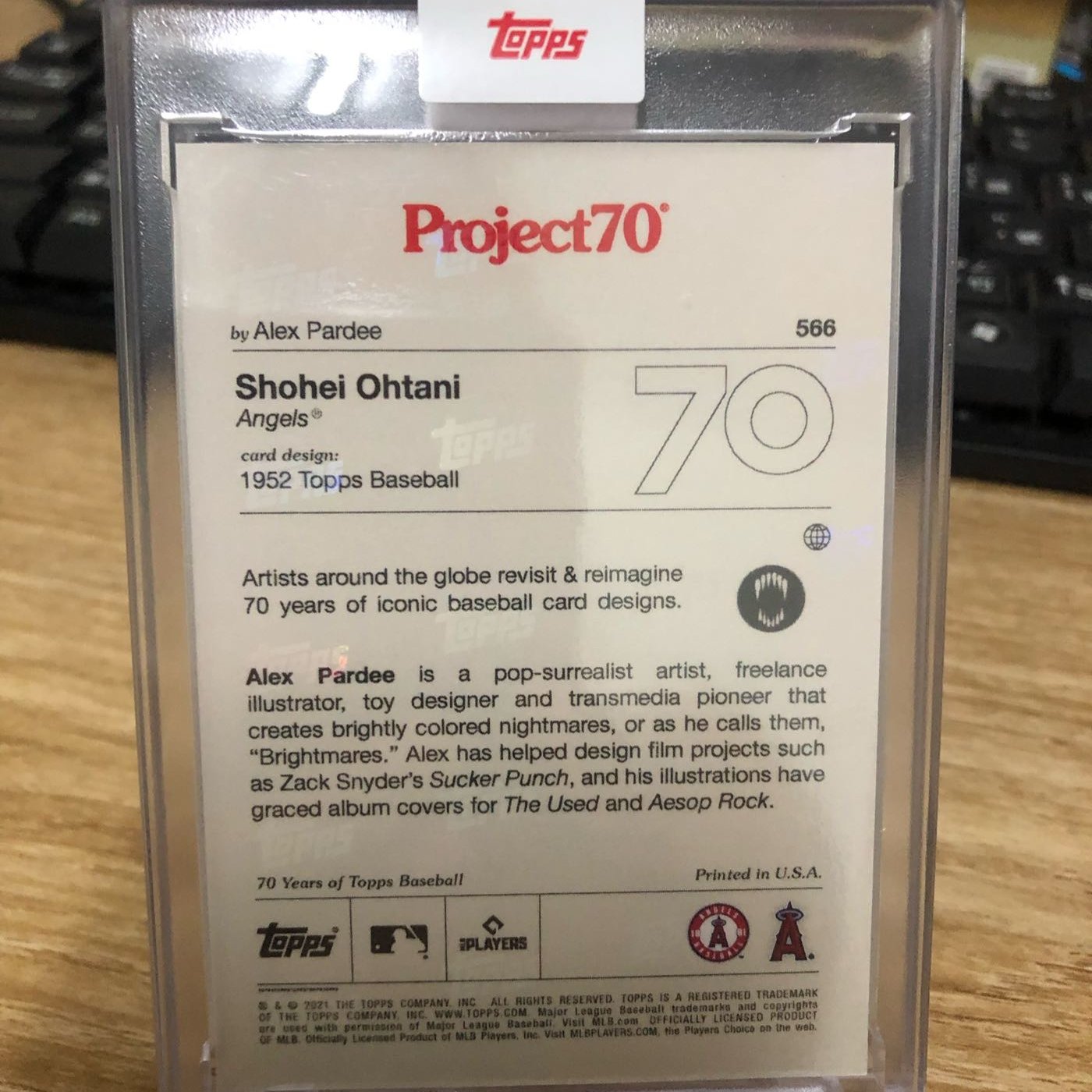 Topps Project70® Card 566- Shohei Ohtani 大谷翔平Project 70 