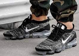 Nike Air Vapormax Flyknit Ⅲ 黑灰 白勾 氣墊低幫休閒運動鞋 AJ6900-002男女鞋