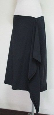 ~giordano/ladies 深藍色 薄料造型裙 25號~