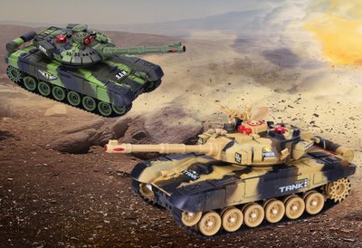 823[703戰車營]-超大型紅外線對戰遙控履带99式主戰坦克模型遙控車带聲光兒童玩具