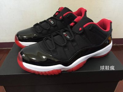 『球鞋瘋』NIKE AIR JORDAN 11 XI RETRO LOW Bred黑紅 528895-012 台灣公司貨