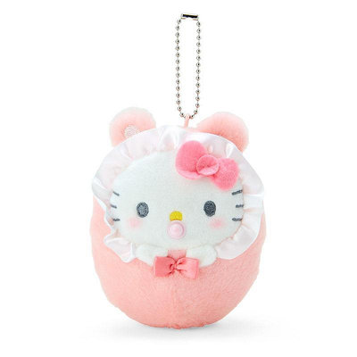 日本正品 珠鍊 造型 玩偶 吊飾 嬰兒系列 三麗鷗 kitty 掛飾 鑰匙圈 I121 4550337978658