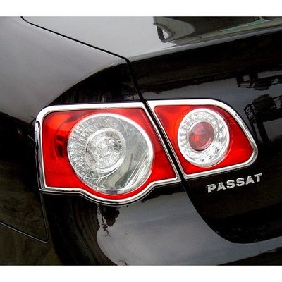 【JR佳睿精品】2006-2011 VW Passat B6 福斯 改裝 鍍鉻 後燈框 尾燈框 配件 飾條 貼片 貼紙