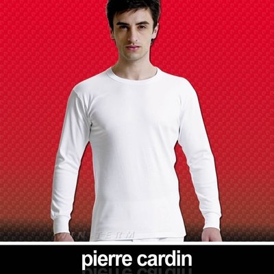 Pierre Cardin 皮爾卡登 排汗厚暖棉圓領長袖衫-M~XL