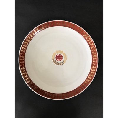 東昇瓷器餐具=大同強化瓷器福壽無疆10丸盤  101