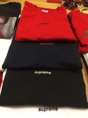 xsPC Supreme 18ss FTW tee Fuck The World 該死的世界經典Logo 刺繡短