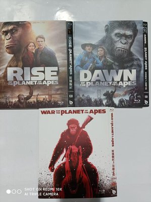 BD藍光DVD  猩球崛起 Rise of the Planet of the Apes 1-3部 全新影片 繁體中字
