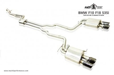 【YGAUTO】BMW F10 F18 535i 升級全新 MACH5 高流量帶三元催化頭段 當派 排氣管 底盤系統改裝