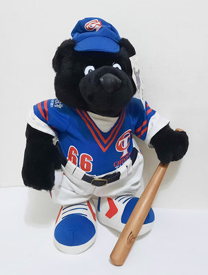 2001年第34屆世界盃棒球錦標賽紀念熊/棒球裝台灣黑熊公仔玩偶