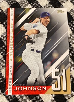 Randy Johnson 2020 Topps Update Series A Number Game 51 #NG-4