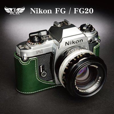 【台灣TP】真皮 適用於 Nikon  FG / FG20  相機底座 相機包 皮套