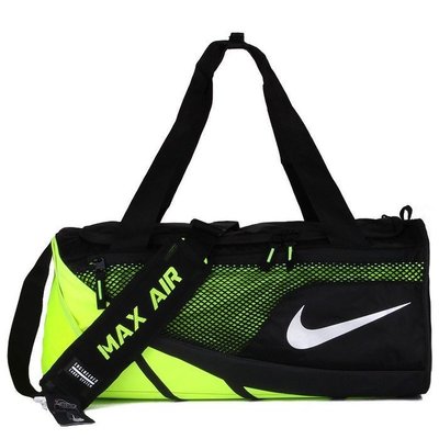 【豬豬老闆】Nike Vapor Max Air 黑 螢光黃 訓練 大容量 行李袋 旅行袋 BA5249-010