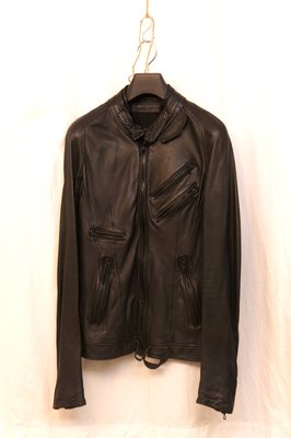 Julius 7 經典騎士皮衣 sz1 rick owens lewis 外套 1號 全新品 日本製