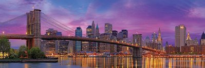 6010-5301 1000片美國進口拼圖 EUR 風景 美國夜景紐約布魯克林大橋