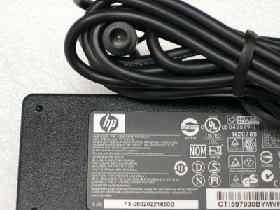 筆記型電腦維修 台中賣 HP 變壓器 充電器 COMPAQ 4730s 6560b 19V 4.74A 帶針 電源供應器