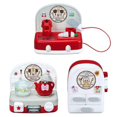 哈哈日貨小舖~日本 BANDAI 迪士尼 米老鼠 米奇 米妮 唐老鴨 水槽 瓦斯爐 冰箱 公仔 盒玩 玩具(3款可選)