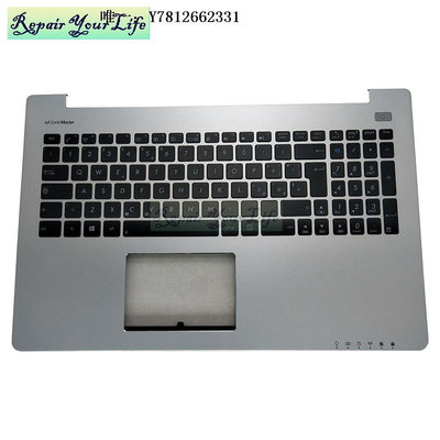 電腦零件適用全新ASUS華碩 S500 S500C S500CA 筆記本銀色C殼 鍵盤IT筆電配件
