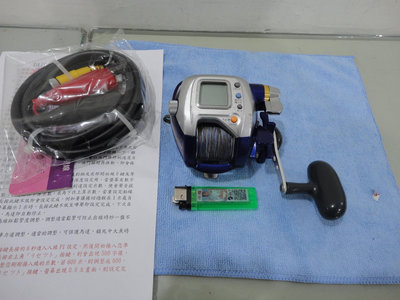 手持式日本製daiwa 400FBE 型電動捲線器，有自動晃餌，有瞬動-2