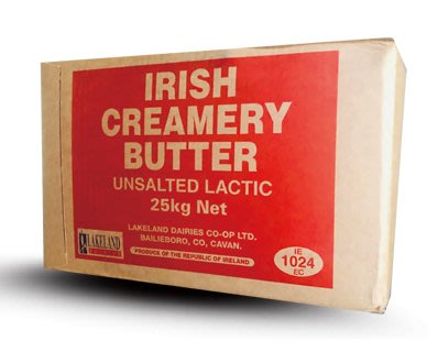 【烘焙百貨】Lakeland英國北愛爾蘭無鹽發酵奶油25kg