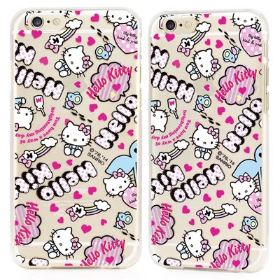 GOMO Hello Kitty iPhone 6 Plus 5.5吋保護硬殼-可愛D