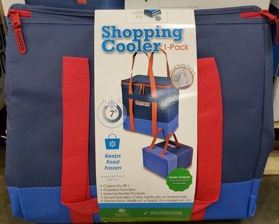 【小如的店】COSTCO好市多代購~KEEP COOL 小型立體保溫保冷購物袋(1入)可直立也可平放使用 128689