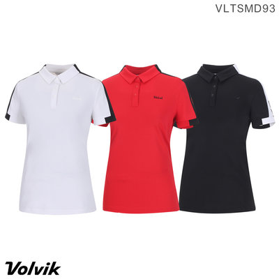 藍鯨高爾夫 Volvik Golf【春夏】女款短上衣 #VLTSMD93（黑色、白色、紅色）