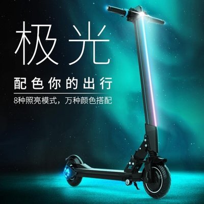 【翼世界】樂行天下L8F電動滑板車摺疊電動車成人電瓶車代步車智慧自行車