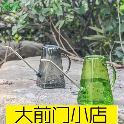 大前門店-園藝澆水壺 不鏽鋼長嘴灑水壺 透明澆花壺 花園塑膠灑水器 家用園藝器具 2021     全台     cyb