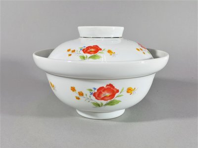 [銀九藝] 早期大同瓷器 泡麵碗 直徑~15.5公分 蓋碗 台灣通用公司十五周年紀念