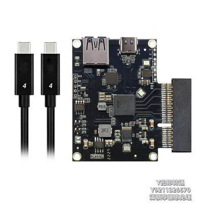 轉接頭FVH 雷電4轉PCI-E 4X雷電外置顯卡拓展塢 USB4核心轉接板擴展塢UC