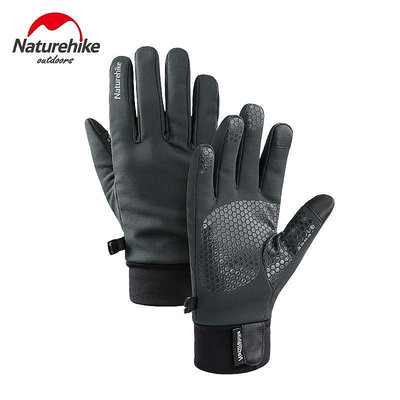 Naturehike 運動手套冬季加厚保暖手套機車腳踏車觸屏手套NH19S005-T