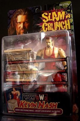 1999 美職摔角 WCW NWO SLAM CRUNCH KEVIN NASH 凱文 奈許 　富貴玩具店