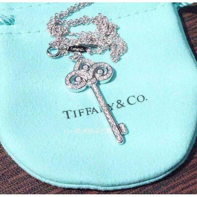 Tiffany&amp;co. 蒂芙尼 鳶尾花鑰匙項鏈 魅力無窮 情人節禮物