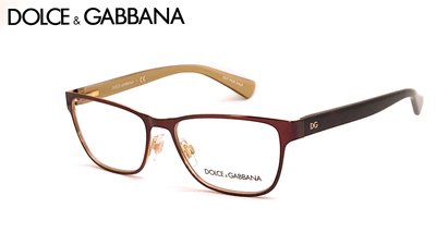 【本閣】DOLCE&GABBANA DG1273 義大利精品光學眼鏡 純鈦板料小框咖啡色玳瑁色 男女上班族 濾藍光全視線