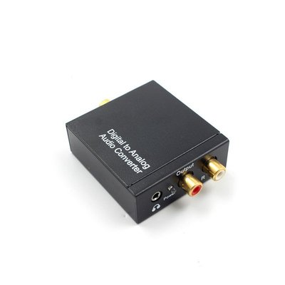 現貨 數字光纖/同軸轉模擬音頻轉換解碼器SPDIF電視PS4耳機3.5 帶杜比