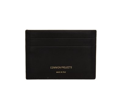 [全新真品代購] COMMON PROJECTS 黑色皮革 名片夾 / 信用卡夾