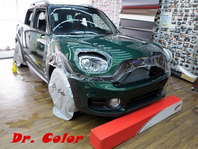 Dr. Color 玩色專業汽車包膜 Mini Countryman 全車包膜細紋自體修復透明犀牛皮 (3M PRO)