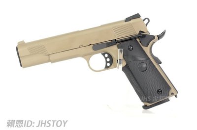 JHS（（金和勝 生存遊戲專賣））沙色 SRC 全金屬 MEU 瓦斯手槍 附槍盒 4304