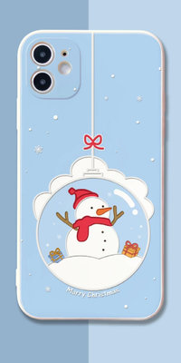 【全新現貨】原創圣誕節姜餅人適用蘋果iphone14proMax12Xs78se3手機殼11華為 HUAWEI
