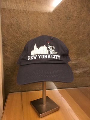 全新 美國紐約帶回 鴨舌帽 棒球帽  NYC New York 帽子 NY 帝國大廈 自由女神圖案 鐵灰色