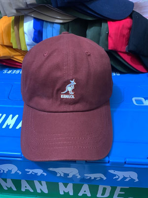 全新帽子KANGOL袋鼠棒球帽 軟頂經典鴨舌帽 酒紅色