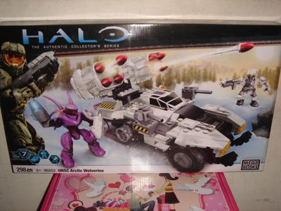 1 LEGO樂高MEGA BLOKS美高最後一戰Halo星環戰爭XBOX光環戰爭狼獾號96852積木公仔一千三佰一元起標