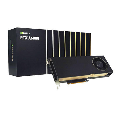 極致優品 麗臺英偉達 RTX A6000 48GB 視頻設計剪輯AI運算電腦GPU加速顯卡 KF7703