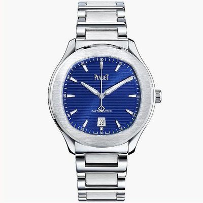 預購 伯爵錶 Piaget Polo系列 Piaget Polo Date 42mm  G0A41002 機械錶 藍色面盤 精鋼錶帶 男錶 女錶