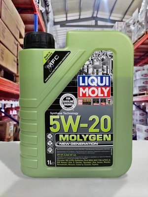 『油工廠』LIQUI MOLY MOLYGEN 5w20 液態鉬機油 摩護 二硫化鉬 鉬元素 SP GF-6A