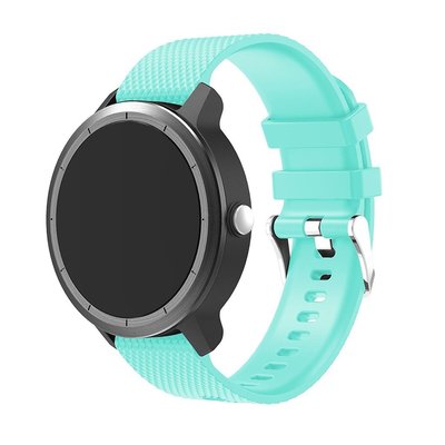 適用於佳明Garmin vivoactive 3手錶腕帶官方紋矽膠錶帶華米Amazfit GTS3矽膠錶帶通用20mm