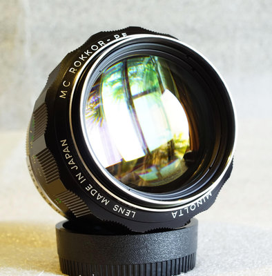 【悠悠山河】Nikon直上 近新品 MINOLTA MC ROKKOR-PF 85mm F1.7 初代全金屬鏡 通透 無刮無霉無霧無塵