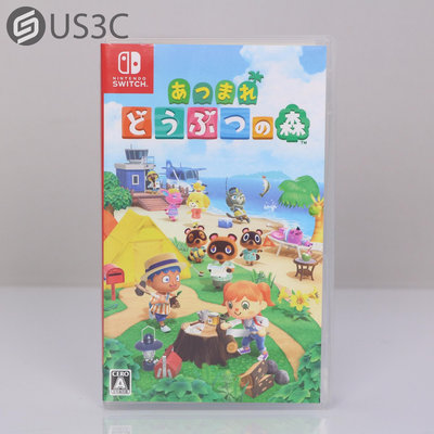 【US3C-高雄店】【一元起標】Nintendo Switch 集合啦 ! 動物森友會 日文版 遊戲片 實體遊戲片 二手遊戲片