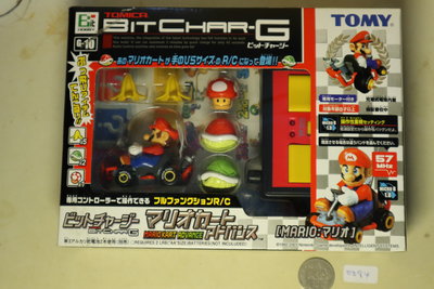 日本 任天堂 tomica tomy 超級瑪利歐賽車 bitchar-g 遙控車 可充電 玩具