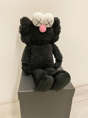 KAWS BFF 20”PLUSH BLACK絨毛娃娃 限量3000 真品 罕見黑色 面交優先